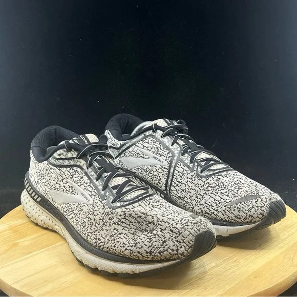 Brooks Womens Adrenaline GTS 20 1202961B167 White Running Shoes Sneakers 13 B - Picture 4 of 10